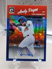 Andy Pages [Blue] #1990-AP Baseball Cards 2023 Panini Donruss Optic Retro 1990 Signatures Prices