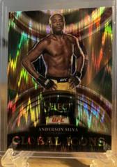 Anderson Silva [Flash] #5 Ufc Cards 2023 Panini Select UFC Global Icons Prices