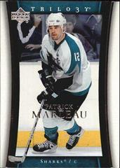 Patrick Marleau #75 Hockey Cards 2005 Upper Deck Trilogy Prices