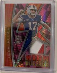 Josh Allen [Neon Pink] #HV-JAL Football Cards 2022 Panini Spectra High Voltage Prices