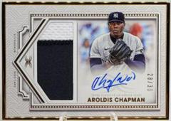 Aroldis Chapman Baseball Cards 2022 Topps Definitive Framed Autograph Patch Collection Prices