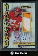 Matthew Tkachuk [Autograph Patch] #G-15 Hockey Cards 2021 Upper Deck Stature Gravitas Prices
