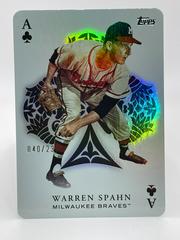 Warren Spahn [Black] #AA-61 Baseball Cards 2023 Topps Update All Aces Prices