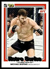 Michael Bisping [Press Proof Silver] #9 Ufc Cards 2023 Panini Donruss Ufc Retro Series Prices