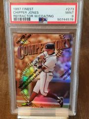 Chipper Jones [Refractor w/ Coating] #273 Baseball Cards 1997 Finest Prices