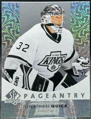 Jonathan Quick #P-17 Hockey Cards 2022 SP Authentic Pageantry Prices