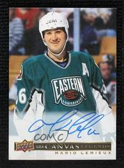 Mario Lemieux [Autograph] #C-1 Hockey Cards 2020 SP Signature Edition Legends UD Canvas Prices
