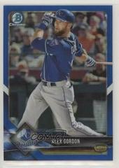 Alex Gordon [Blue Refractor] #23 Baseball Cards 2018 Bowman Chrome Prices