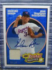 Nolan Ryan [Jersey Autograph Red] #35 Baseball Cards 2008 Upper Deck Baseball Heroes Prices