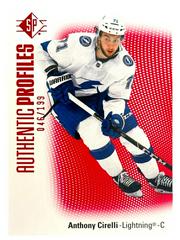 Anthony Cirelli [Red] #AP-15 Hockey Cards 2021 SP Authentic Profiles Prices