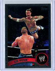 CM Punk [Black] #25 Wrestling Cards 2011 Topps WWE Prices