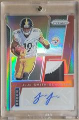 JuJu Smith Schuster [Red Power Prizm] Football Cards 2017 Panini Prizm Rookie Patch Autographs Prices