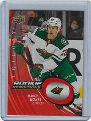 Marco Rossi [Red] Hockey Cards 2022 Upper Deck Trilogy Rookie Renditions Prices