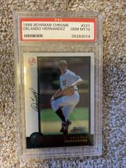 Orlando Hernandez #221 Baseball Cards 1998 Bowman Chrome Prices