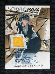 Jaromir Jagr [Gold Autograph Jersey] #103 Hockey Cards 2021 SP Game Used Prices