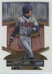 Chipper Jones [Luminous] #T2B Baseball Cards 1999 Stadium Club Triumvirate Prices