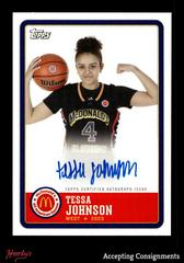 Tessa Johnson [Autograph] #PA-TJ Basketball Cards 2023 Topps Chrome McDonald's All American Paper At Event Prices