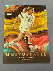 Lindsey Horan [Gold] Soccer Cards 2022 Panini Select FIFA Unstoppable Prices