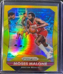 Moses Malone [Gold Prizm] Basketball Cards 2015 Panini Prizm Prices