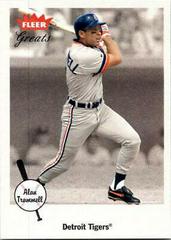 Alan Trammell #22 Baseball Cards 2002 Fleer Greats Prices