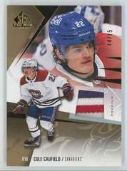 Cole Caufield [Gold] #104 Hockey Cards 2023 SP Game Used Prices
