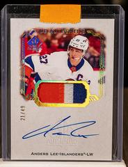 Anders Lee [Patch] #UDA-LE Hockey Cards 2021 SP Authentic UD Autographs Prices