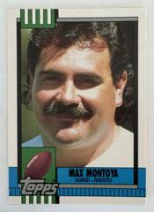 Max Montoya Football Cards 1990 Topps Traded Prices