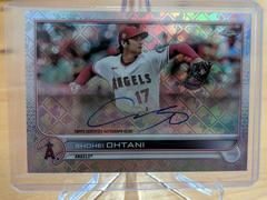Shohei Ohtani #CA-SO Baseball Cards 2022 Topps Chrome Logofractor Autographs Prices