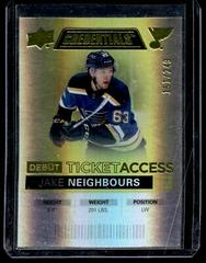 Jake Neighbours [Yellow] #115 Hockey Cards 2021 Upper Deck Credentials Prices