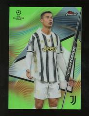Cristiano Ronaldo [Neon Green Refractor] Soccer Cards 2020 Topps Finest UEFA Champions League Prices
