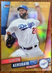 Clayton Kershaw [Gold Refractor] #23 Baseball Cards 2019 Topps Finest Prices