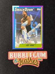 Jey Uso [Purple] Wrestling Cards 2021 Topps Heritage WWE Autographs Prices