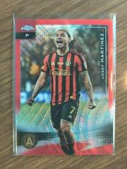 Josef Martinez [Red Wave Refractor] Soccer Cards 2021 Topps Chrome MLS Prices