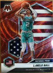 LaMelo Ball [Red Wave] #257 Basketball Cards 2020 Panini Mosaic Prices