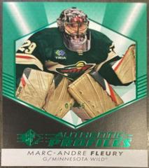 Marc Andre Fleury [Green] #AP-12 Hockey Cards 2022 SP Authentic Profiles Prices