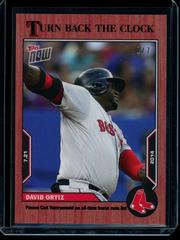 David Ortiz [Cherry] Baseball Cards 2022 Topps Now Turn Back the Clock Prices
