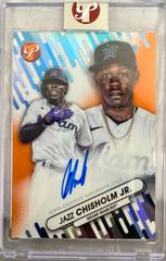 Jazz Chisholm Jr. [Orange] Baseball Cards 2023 Topps Pristine Fresh Faces Autographs Prices