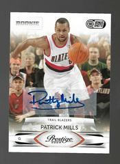 Patrick Mills [Bonus Shots Black Signature] Basketball Cards 2009 Panini Prestige Prices