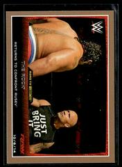 The Rock, Rusev [Bronze] Wrestling Cards 2015 Topps WWE Road to Wrestlemania Prices