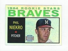Phil Niekro [1964 Reprint] #60 Baseball Cards 2001 Topps Archives Reserve Prices