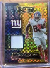 Darius Slayton [Gold] #SS-DSL Football Cards 2021 Panini Select Swatches Prices
