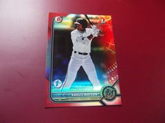 Kahlil Watson [Red Foil] #BPPF-3 Baseball Cards 2022 Bowman 1st Edition Prices