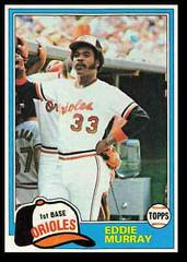 Eddie Murray #490 Baseball Cards 1981 Topps Prices