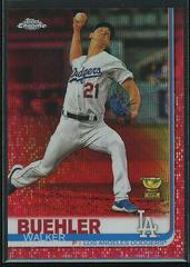 Walker Buehler [Red Wave Refractor] #90 Baseball Cards 2019 Topps Chrome Prices