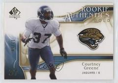 Courtney Greene Football Cards 2009 SP Authentic Prices