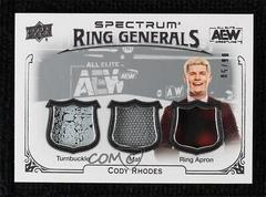 Cody Rhodes Wrestling Cards 2021 Upper Deck AEW Spectrum Ring Generals Relics Prices