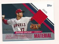 Shohei Ohtani [Black] #MLM-SO Baseball Cards 2024 Topps Major League Material Prices