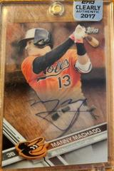 Manny Machado Baseball Cards 2017 Topps Clearly Authentic Autographs Prices