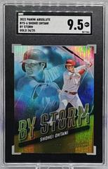 Shohei Ohtani [Spectrum Gold] #BYS-6 Baseball Cards 2022 Panini Absolute By Storm Prices