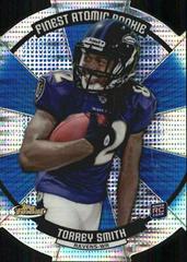 Torrey Smith Football Cards 2011 Topps Finest Atomic Rookie Refractor Prices